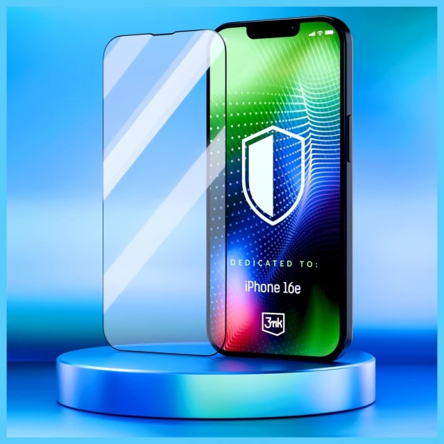Захисне скло 3mk Hardy Ultra Glass для iPhone 16e Transparent (5903108637275)