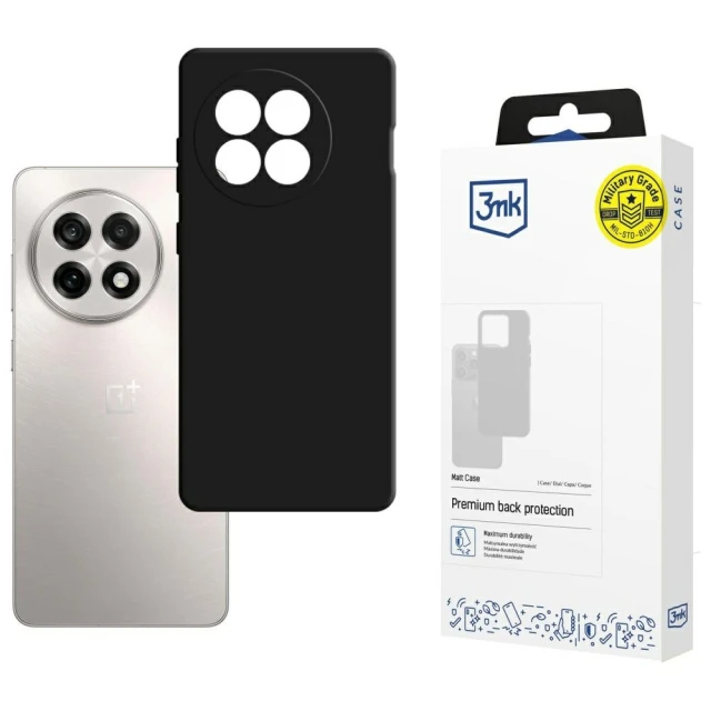 Чохол 3mk Matt Case для OnePlus 13R | Ace 5 Black (5903108637626)