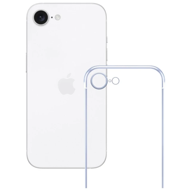 Чохол 3mk Just20g Clear Case для iPhone 16e Transparent (5903108638715)