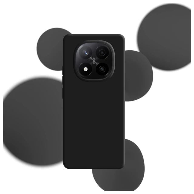 Чохол 3mk Silicone Case для Xiaomi Redmi Note 14 Pro Plus 5G Black (5903108639583)