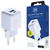 Мережевий зарядний пристрій 3mk Hyper QC/PD 20W USB-C | USB-A White (5903108640084)