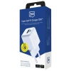 Мережевий зарядний пристрій 3mk Hyper QC/PD 20W USB-C | USB-A White (5903108640084)