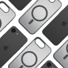 Чохол 3mk Frosty MagCase для iPhone 16E Black with MagSafe (5903108641876)