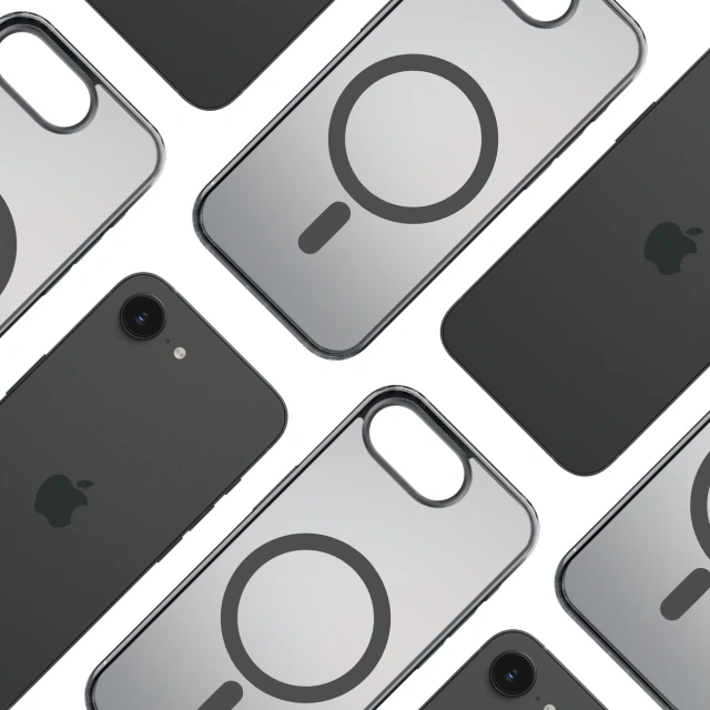 Чохол 3mk Frosty MagCase для iPhone 16E Black with MagSafe (5903108641876)