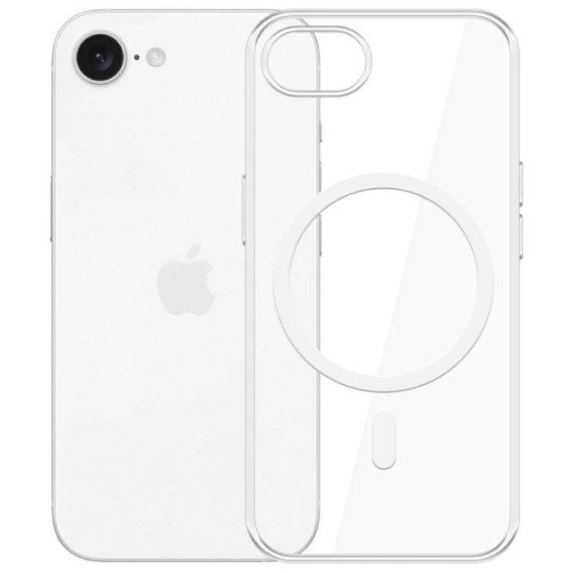 Чохол 3MK Clear MagCase для iPhone 16E Прозорий with MagSafe (5903108641890)