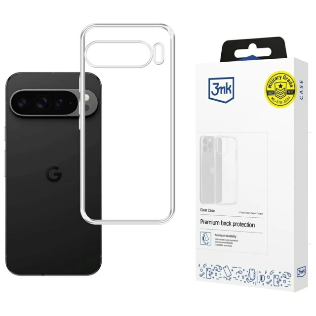 Чохол 3mk Clear Case для Google Pixel 10 Pro XL Clear (5903108645881)