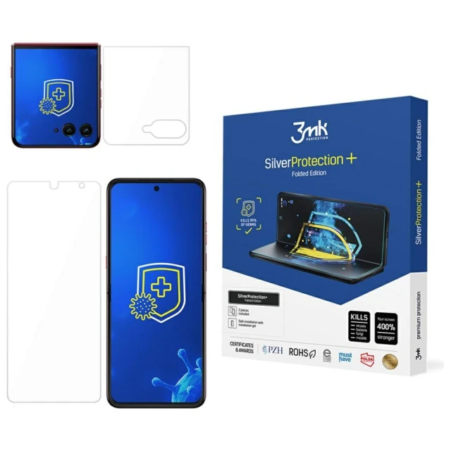 Захисна плівка 3mk SilverProtect+ Folded Edition для Motorola Razr 60 Ultra Transparent (5903108650298)