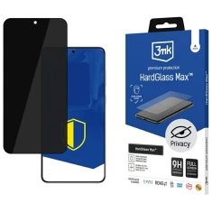 Захисне скло 3mk HardGlass Max Privacy для Samsung Galaxy S25 Edge (S937) Black (3MK_5903108651837)