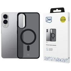Чохол 3mk Smoke для Samsung Galaxy S25 Edge (S937) Black with MagSafe (5903108651844)