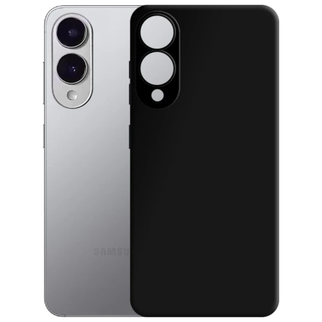 Чехол 3mk Hardy Silicone Case для Samsung Galaxy S25 Edge (S937) Black with MagSafe (5903108651981)