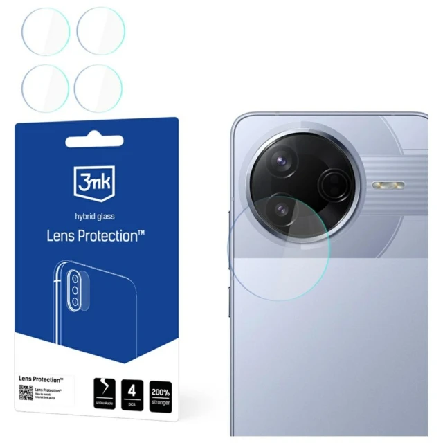 Захисне скло для камери 3mk Lens Protection для Xiaomi Poco F7 Pro (5903108658393)