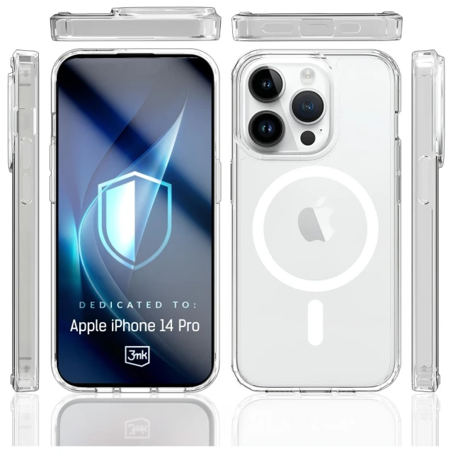 Чохол 3mk Armor MagCase для iPhone 14 Pro Clear with MagSafe (5903108658461)