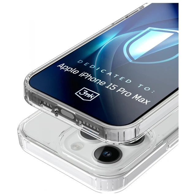 Чохол 3mk Armor MagCase для iPhone 15 Pro Max Clear with MagSafe (5903108658508)