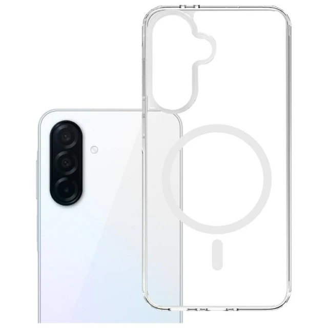Чохол 3mk Armor MagCase для Samsung Galaxy A36 (A346) Clear with MagSafe (5903108658584)