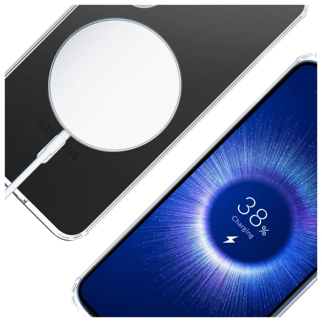 Чохол 3mk Armor MagCase для Samsung Galaxy S24 FE (S721) Clear with MagSafe (5903108658607)