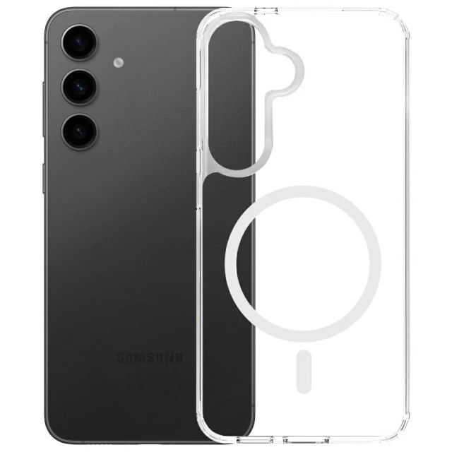 Чохол 3mk Armor MagCase для Samsung Galaxy S24 FE (S721) Clear with MagSafe (5903108658607)