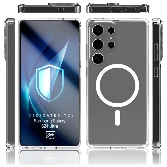 Чохол 3mk Armor MagCase для Samsung Galaxy S24 Ultra (S928) Clear with MagSafe (5903108658614)