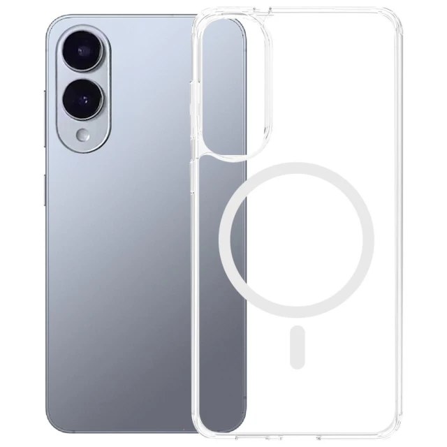 Чохол 3mk Armor MagCase для Samsung Galaxy S25 Edge (S937) Clear with MagSafe (5903108658638)