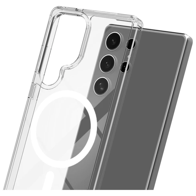 Чохол 3mk Armor MagCase для Samsung Galaxy S25 Ultra (S938) Clear with MagSafe (5903108658645)