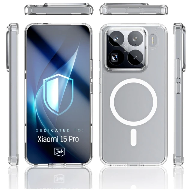 Чехол 3mk Armor MagCase для Xiaomi 15 Pro Clear with MagSafe (5903108658669)