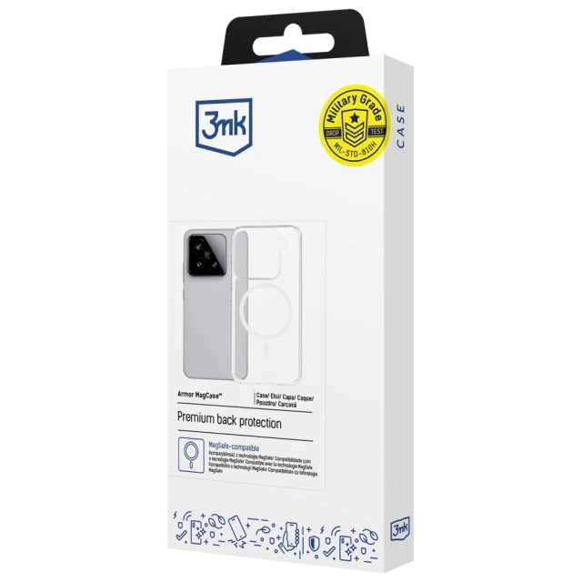 Чехол 3mk Armor MagCase для Xiaomi 15 Pro Clear with MagSafe (5903108658669)