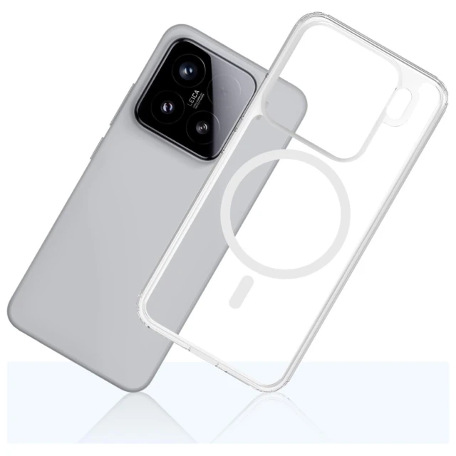 Чехол 3mk Armor MagCase для Xiaomi 15 Pro Clear with MagSafe (5903108658669)