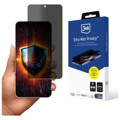 Захисна плівка 3mk Silky Matt Privacy для Samsung Galaxy S25 Edge (S937) Black (3MK_5903108661003)