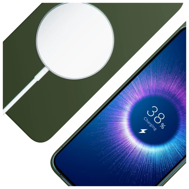 Чохол 3mk Hardy MagSilicone для iPhone 15 Plus Alpine Green with MagSafe (5903108661225)