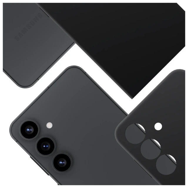Чохол 3mk Hardy MagSilicone для Samsung Galaxy S24 (S721) Blackwith MagSafe (5903108661263)