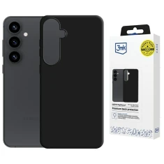Чехол 3mk Hardy MagSilicone для Samsung Galaxy S25 (S931) Black with MagSafe (5903108661287)