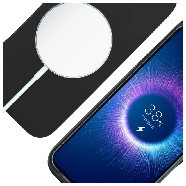 Чохол 3mk Hardy MagSilicone для iPhone 16 Graphite with MagSafe (5903108661447)