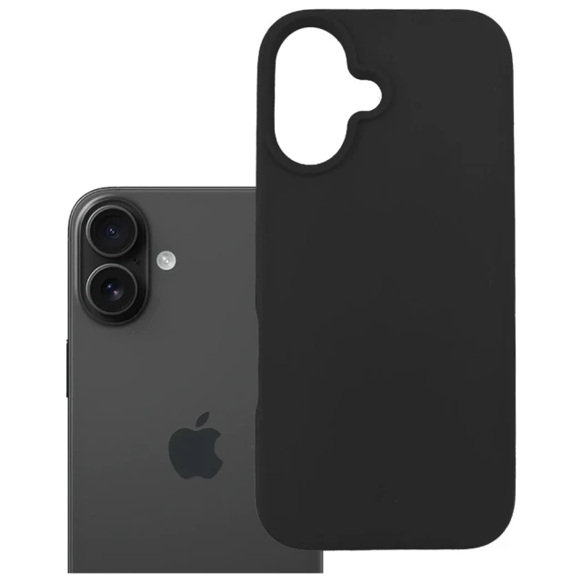 Чохол 3mk Hardy MagSilicone для iPhone 16 Graphite with MagSafe (5903108661447)