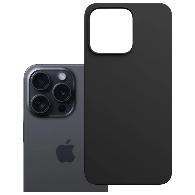Чохол 3mk Hardy MagSilicone для iPhone 16 Pro Max Graphite with MagSafe (5903108661478)