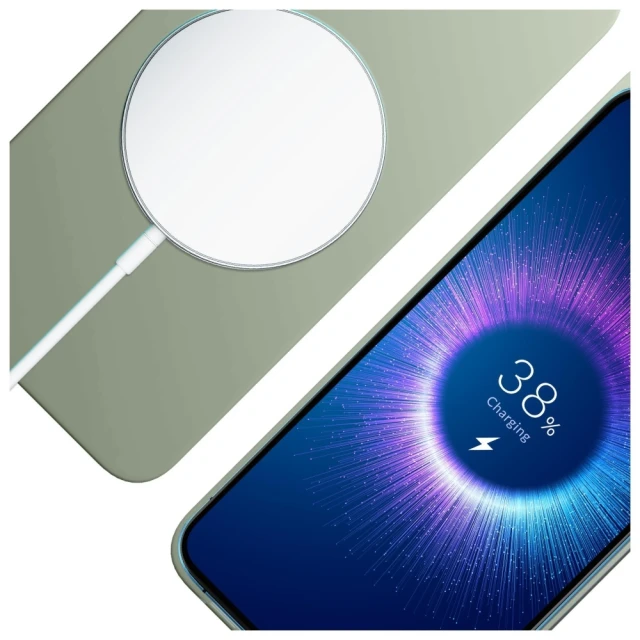 Чохол 3mk Hardy MagSilicone для iPhone 15 Plus Green with MagSafe (5903108661492)