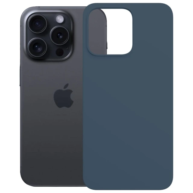 Чехол 3mk Hardy MagSilicone для iPhone 15 Pro Royal Blue with MagSafe (5903108661553)
