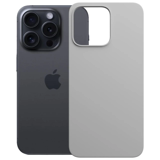 Чохол 3mk Hardy MagSilicone для iPhone 16 Pro Max Natural Titanium with MagSafe (5903108661959)