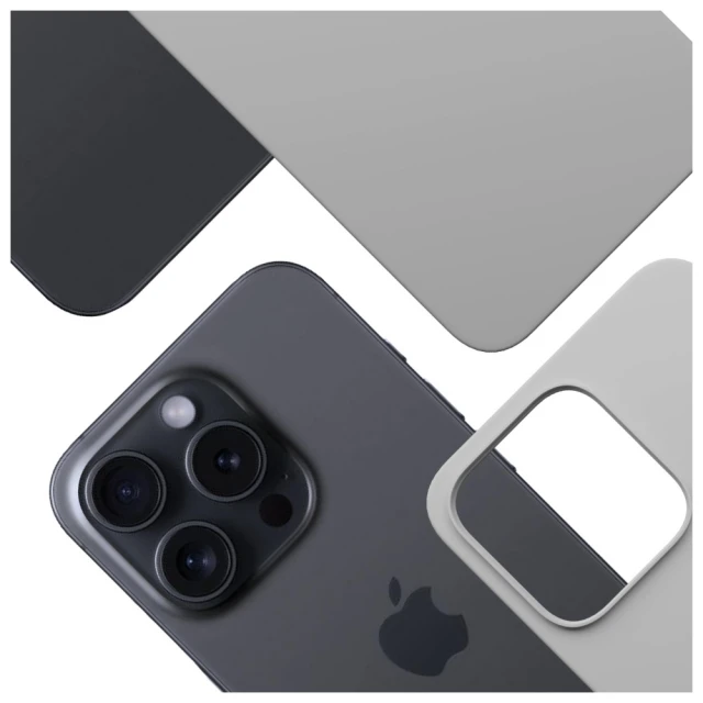 Чохол 3mk Hardy MagSilicone для iPhone 16 Pro Max Natural Titanium with MagSafe (5903108661959)