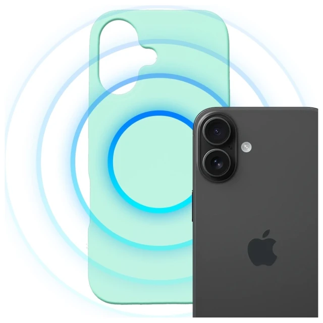 Чохол 3mk Hardy MagSilicone для iPhone 16 Plus Teal with MagSafe (5903108661997)