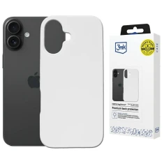 Чехол 3mk Hardy MagSilicone для iPhone 16 White with MagSafe (5903108662024)