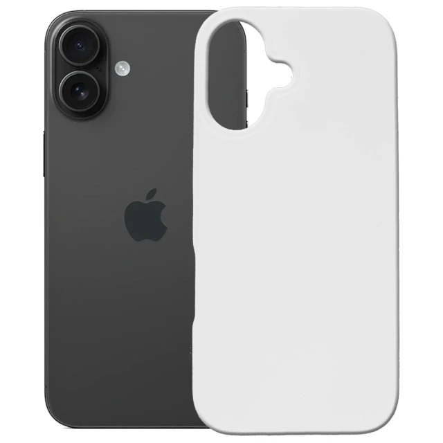 Чохол 3mk Hardy MagSilicone для iPhone 16 Plus White with MagSafe (5903108662031)