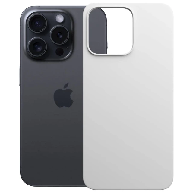 Чохол 3mk Hardy MagSilicone для iPhone 16 Pro Max White with MagSafe (5903108662055)