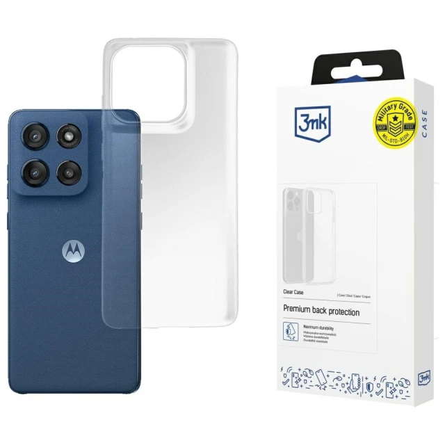 Чохол 3mk Clear Case для Motorola Moto Edge 60 | 60 Fusion Clear (5903108663595)