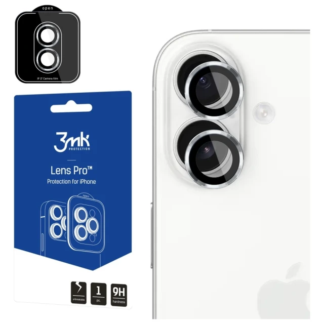 Захисне скло для камери 3mk Lens Protection Pro для iPhone 17 Срібний (5903108664165)