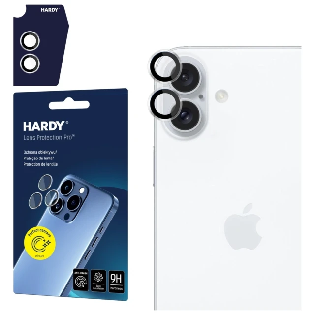 Захисне скло 3mk для камери iPhone 17 Hardy Lens Protection Pro Transparent (5903108664219)