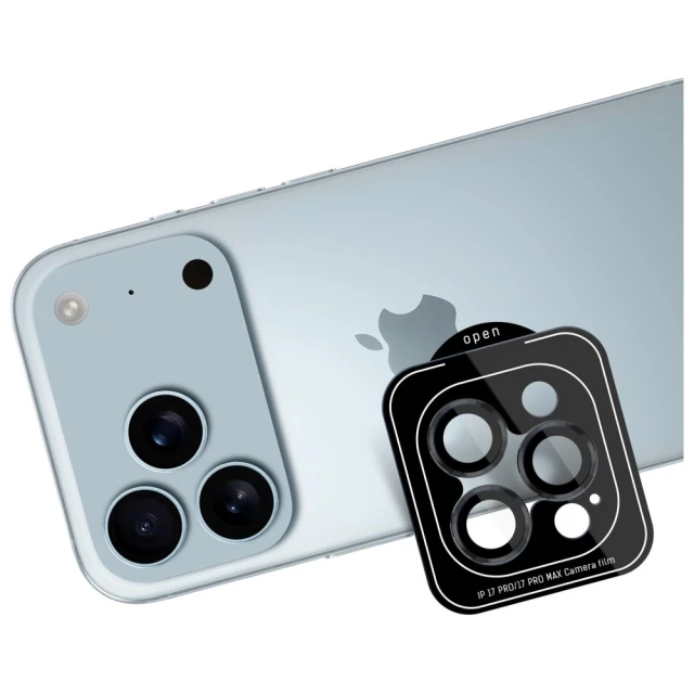Захисне скло для камери 3mk Lens Protection Pro для iPhone 17 Pro / 17 Pro Max Чорний (5903108664226)