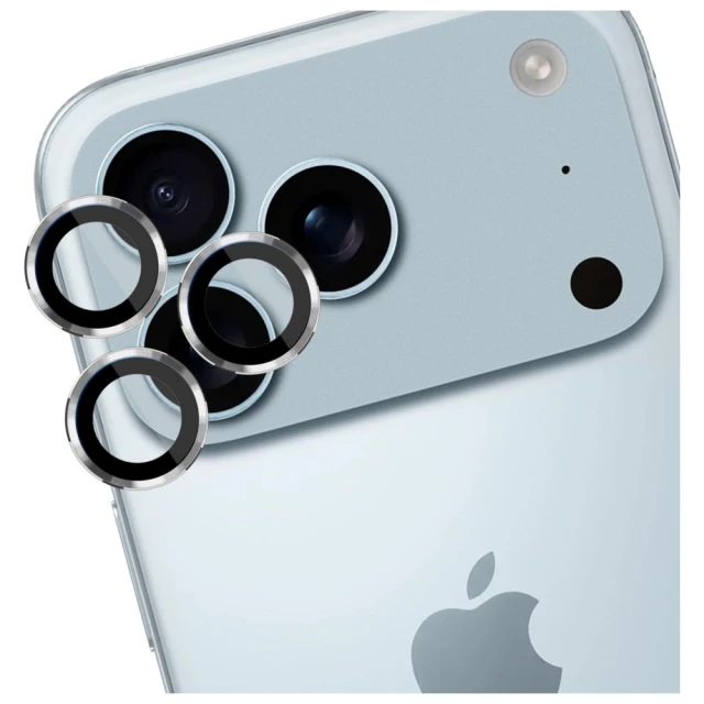 Защитное стекло для камеры 3mk Lens Protection Pro для iPhone 17 Pro / 17 Pro Max Серебряный (5903108664257)