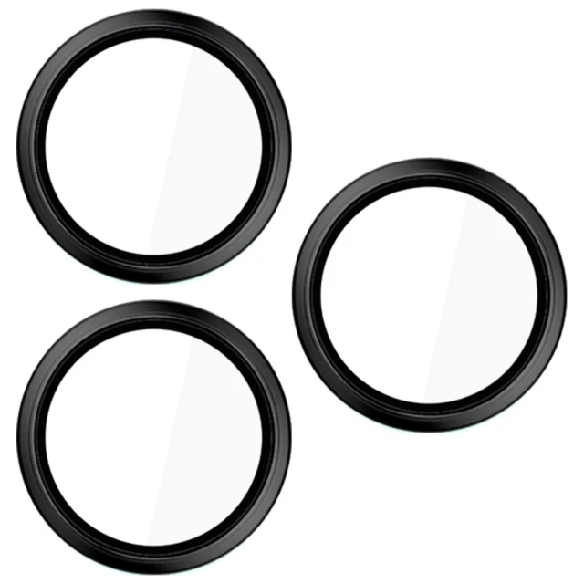 Захисне скло 3mk для камери iPhone 17 Pro | 17 Pro Max Hardy Lens Protection Pro Black (5903108664271)