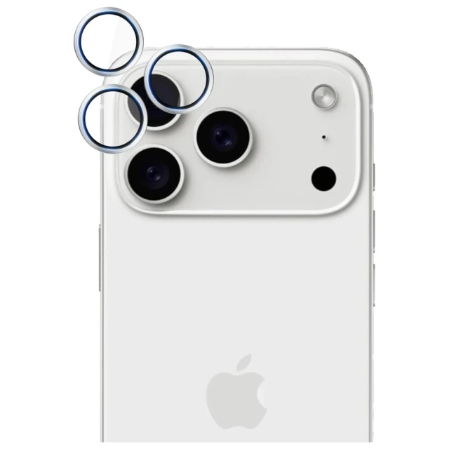 Захисне скло 3mk для камери iPhone 17 Pro | 17 Pro Max Hardy Lens Protection Pro Silver (5903108664295)