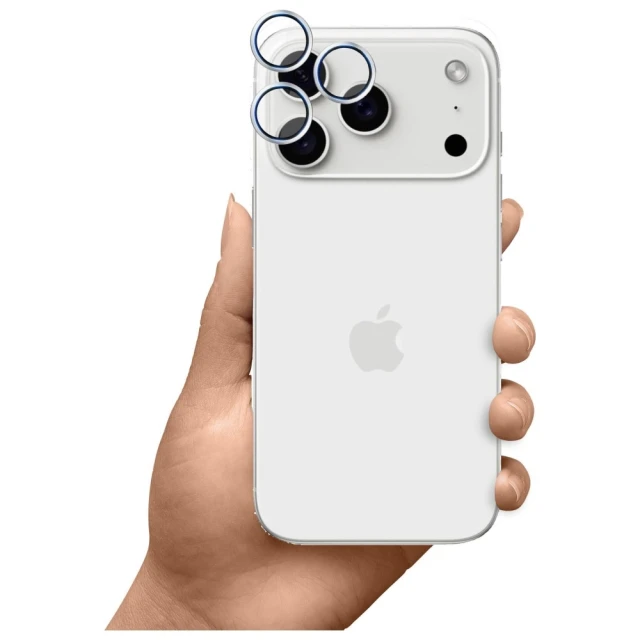 Захисне скло 3mk для камери iPhone 17 Pro | 17 Pro Max Hardy Lens Protection Pro Silver (5903108664295)