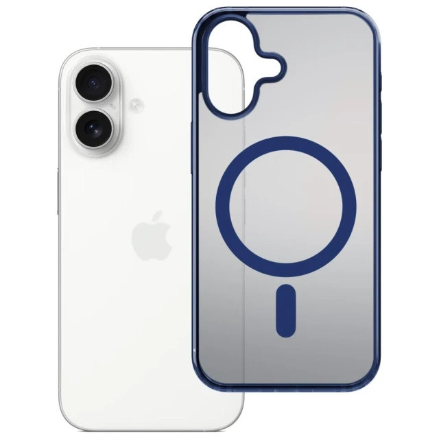 Чохол 3mk Frosty MagCase для iPhone 17 Blue with MagSafe (5903108664431)